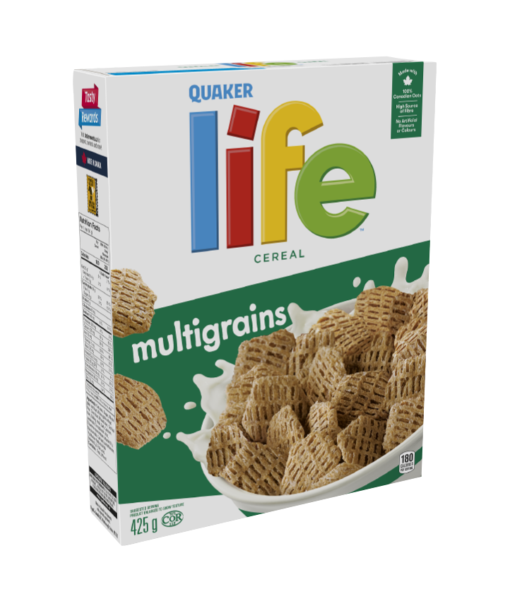 Quaker<sup>®</sup> Céréales Life<sup>®</sup> Multigrains