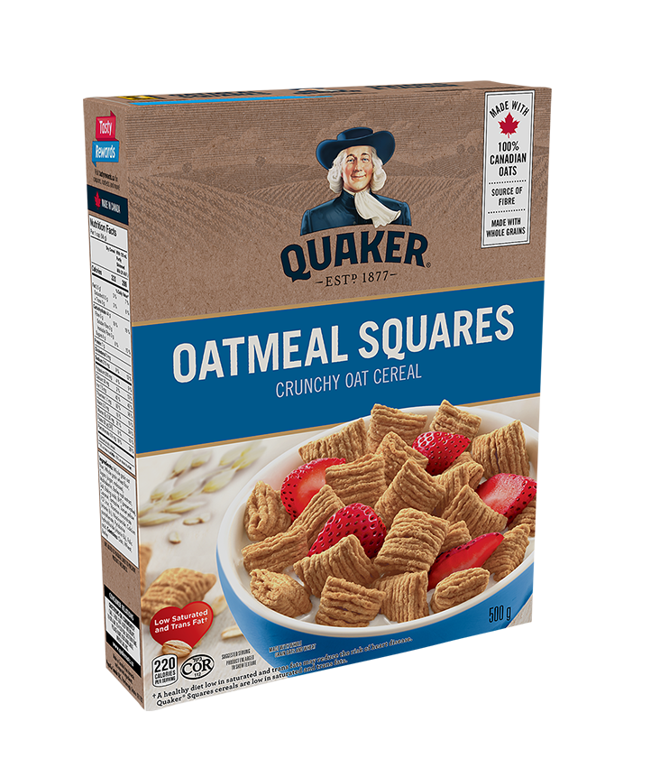 Quaker<sup>®</sup> Oatmeal Squares Cereal
