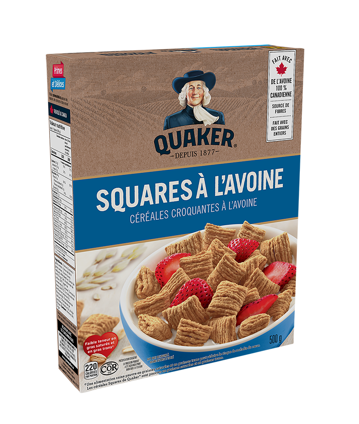 Quaker - Quaker® Céréales Squares à l'avoine