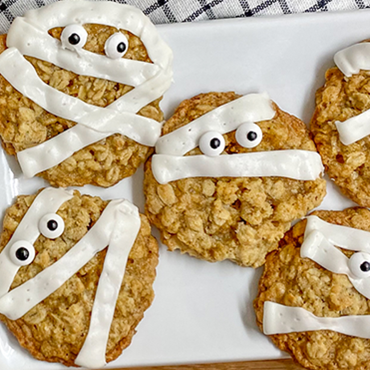 Quaker Halloween Mummy Oatmeal Cookies Tasty Rewards