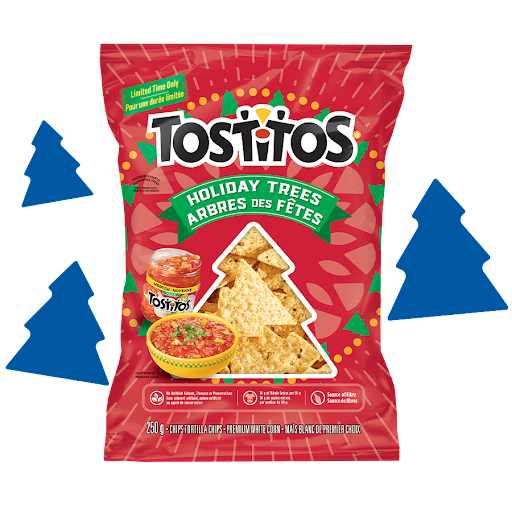 TOSTITOS<sup>®</sup> Chips tortilla Arbres des fêtes 