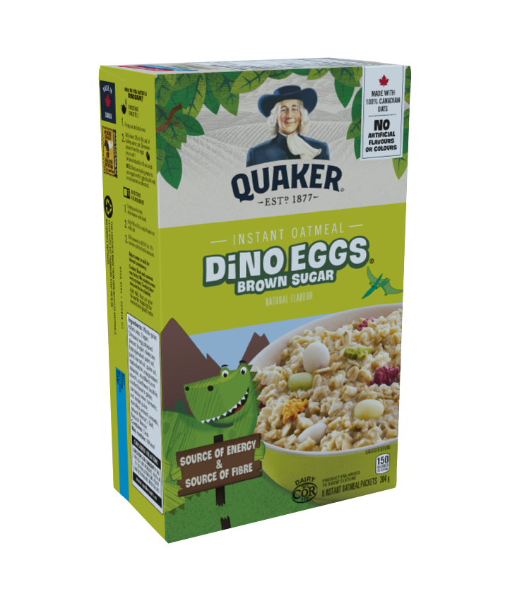 Quaker<sup>®</sup> Dino Eggs<sup>®</sup> Instant Oatmeal