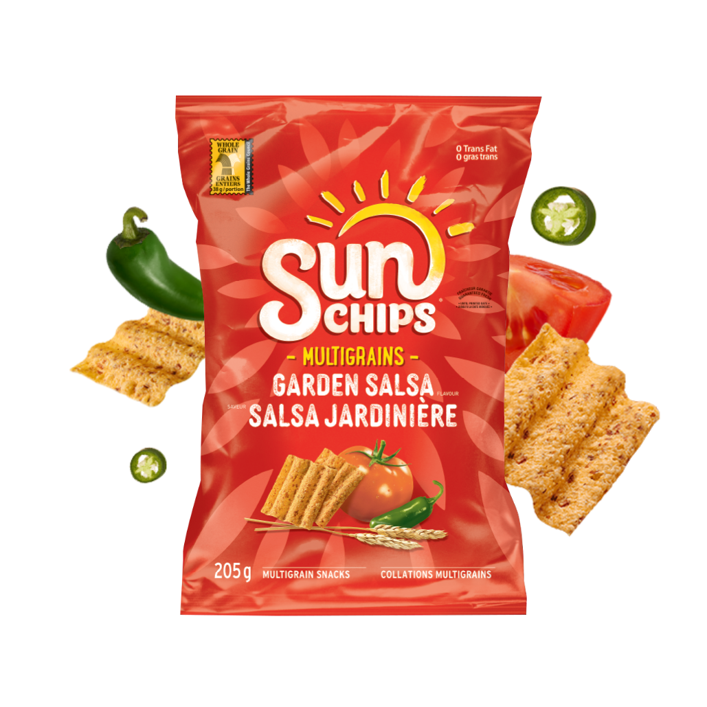 Collations multigrains SUNCHIPS<sup>®</sup> Saveur Salsa Jardinière