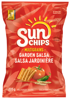 SUNCHIPS<sup>®</sup> Garden Salsa flavour multigrain snacks