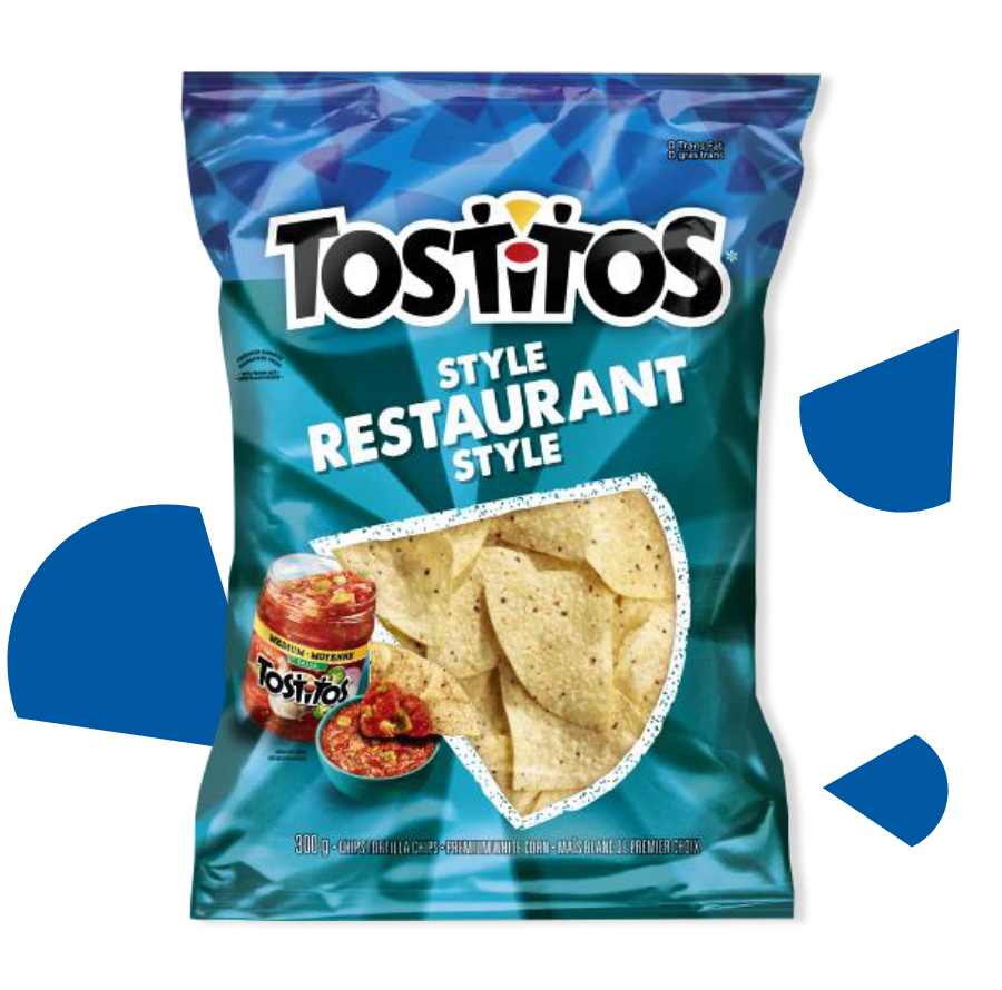 Chips tortilla TOSTITOS<sup>®</sup> Style restaurant