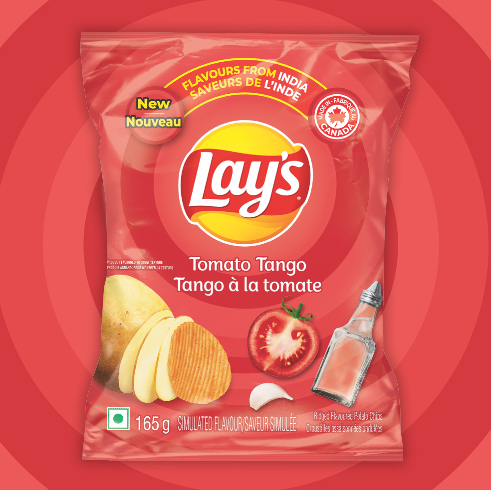 LAY’S<sup>®</sup>Croustilles assaisonnées Ondulées Tango à la tomate