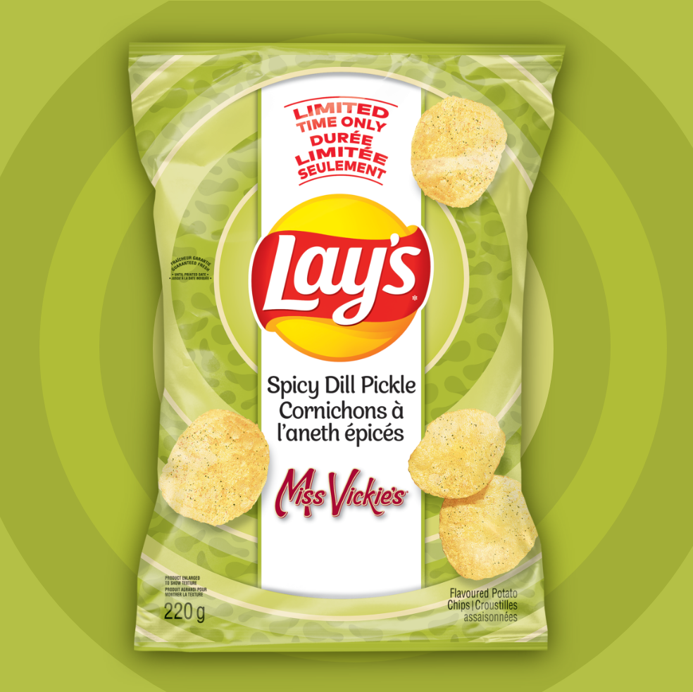 LAY’S® Spicy Dill Pickle Flavoured Potato Chips