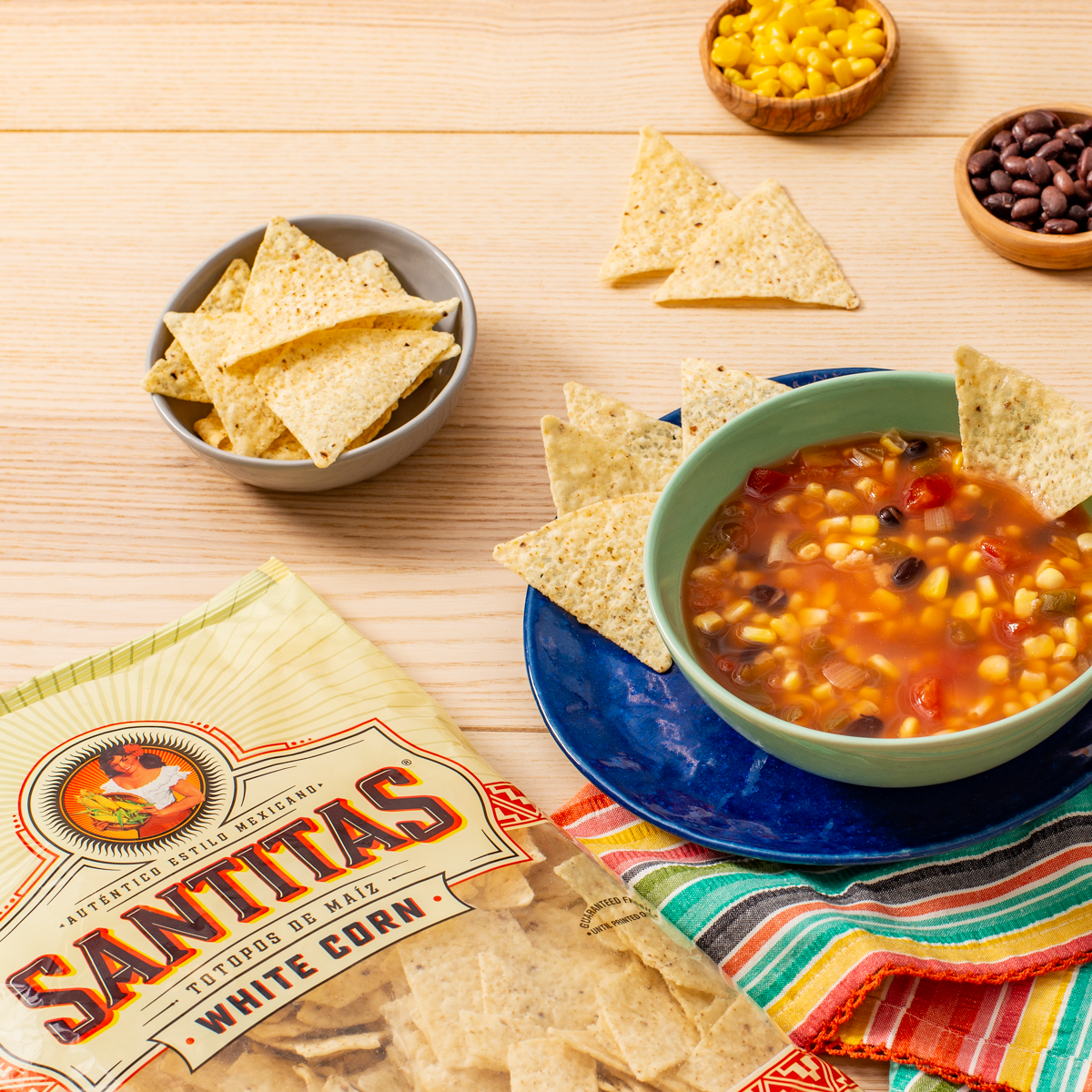 Santitas<sup>®</sup> Tortilla Chip Black Bean Soup