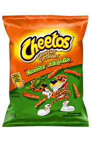 CHEETOS CRUNCHY<sup>®</sup> Cheddar Jalapeño Cheese Flavoured Snacks