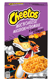 Macaroni au fromage CHEETOS<sup>®</sup> Saveur 4 fromages pâtes avec sauce