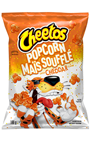 CHEETOS<sup>®</sup> Popcorn Cheddar Flavour Seasoned Popcorn