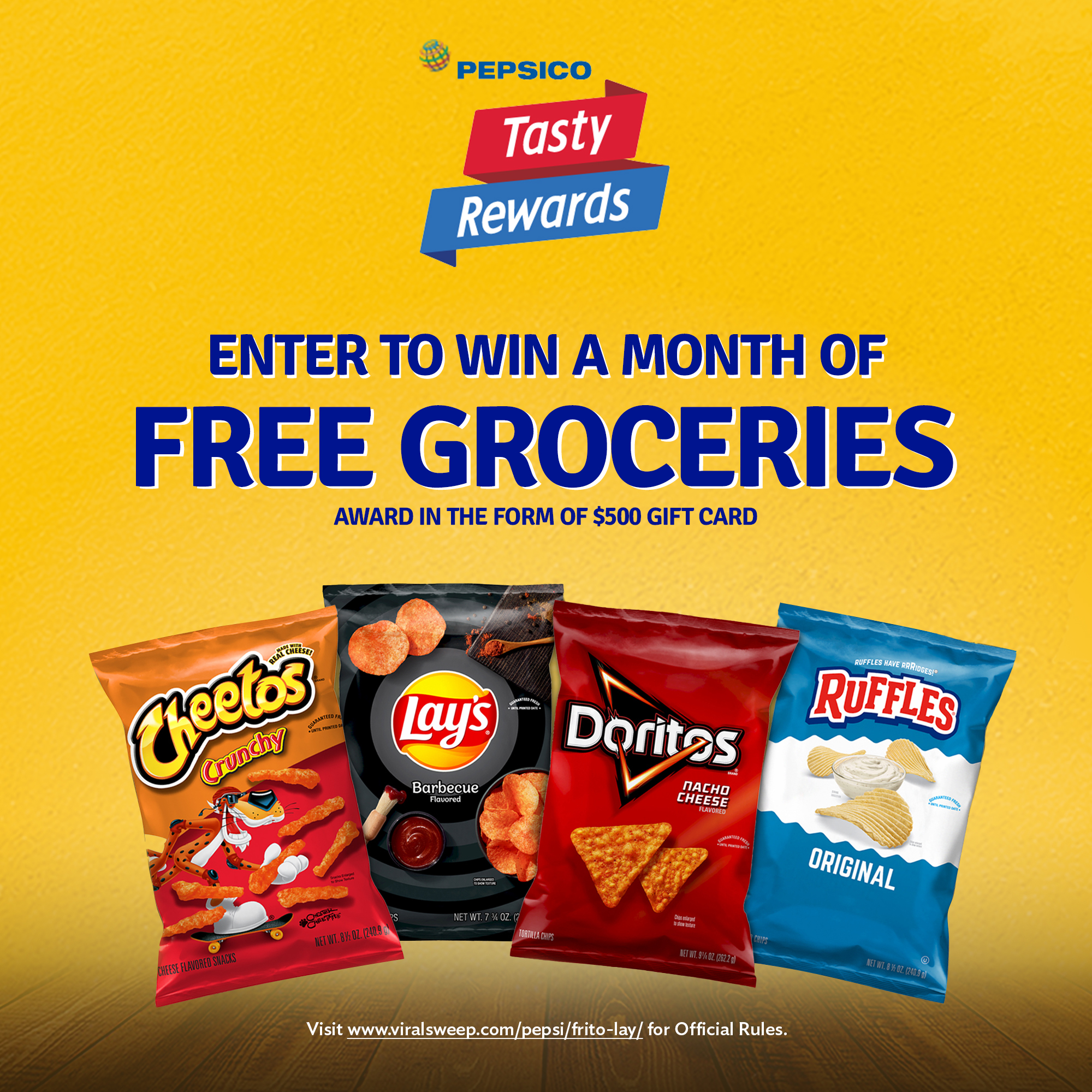 A Month Of Groceries, On Us! Rate & Review for a chance to WIN a $500 VISA Gift Card. 