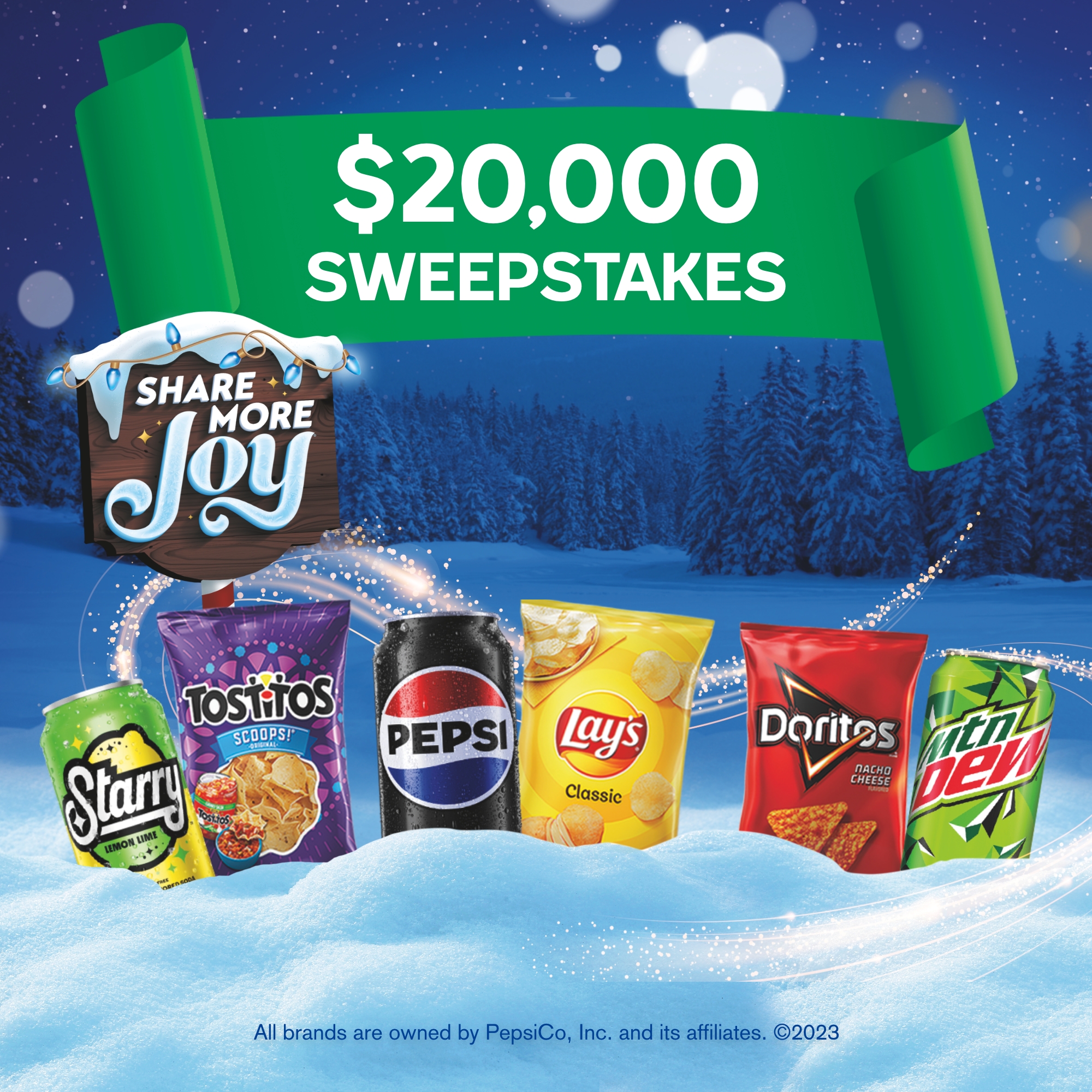 $20,000 Share More Joy Sweepstakes