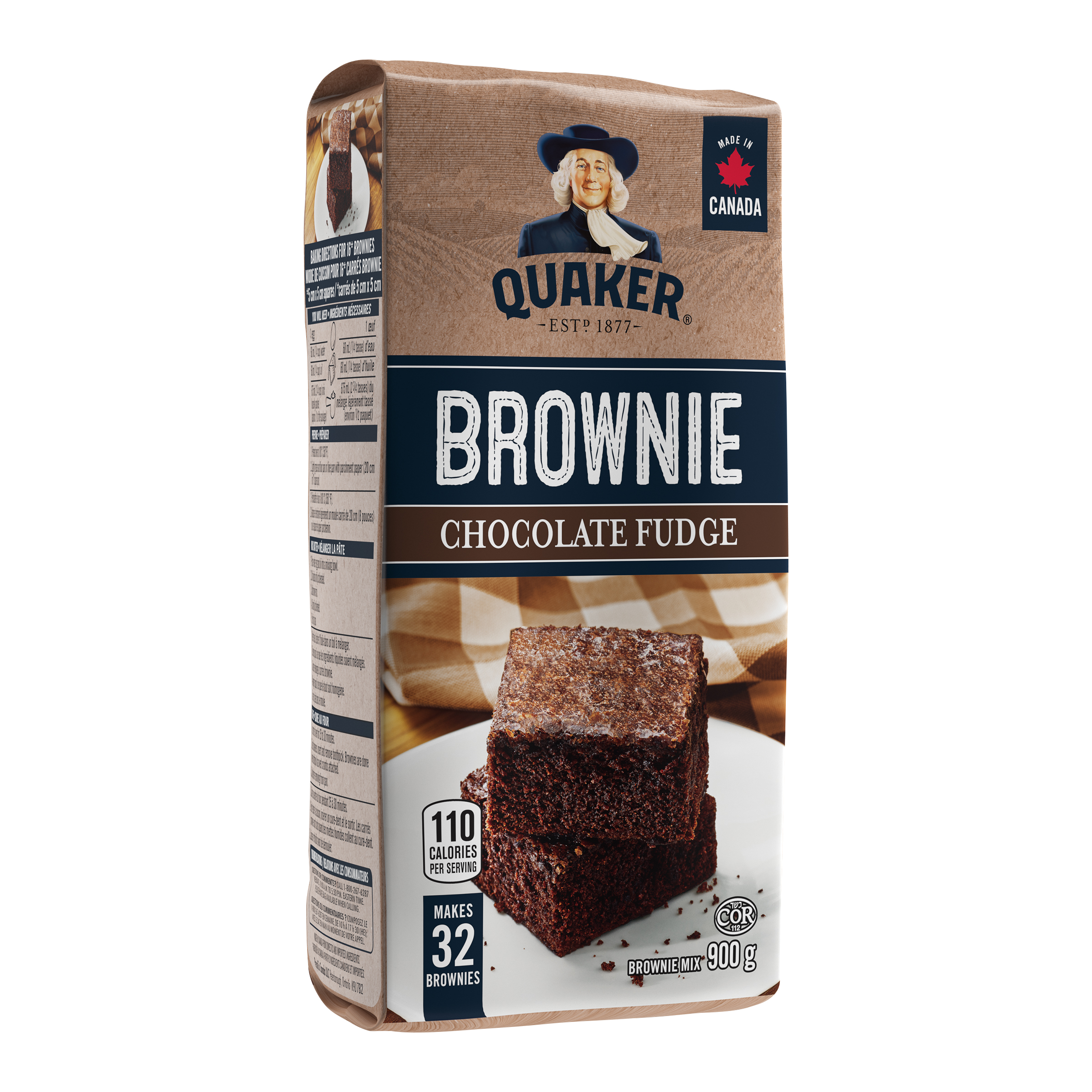 Quaker<sup>®</sup> Chocolate Fudge Brownie Mix 