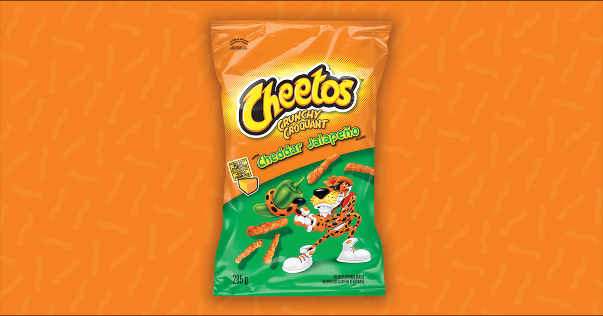 CHEETOS CRUNCHY Cheddar Jalapeño Cheese Flavoured Snacks
