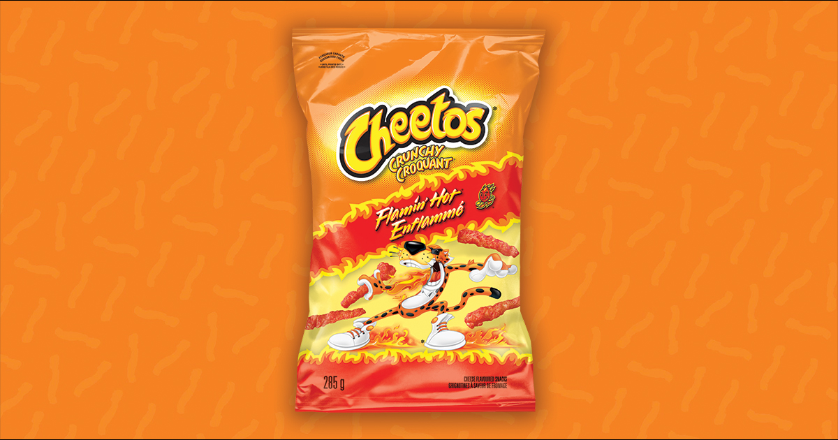 CHEETOS CRUNCHY FLAMIN' HOT Cheese Flavoured Snacks