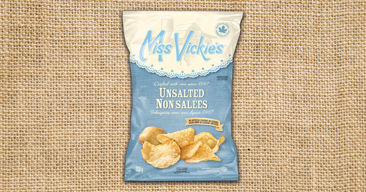 Miss Vickie's Unsalted Kettle Cooked Potato Chips