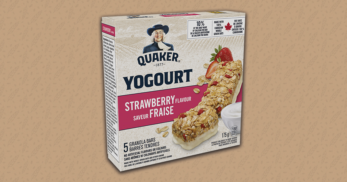 Quaker Yogurt Strawberry Granola Bars Quaker