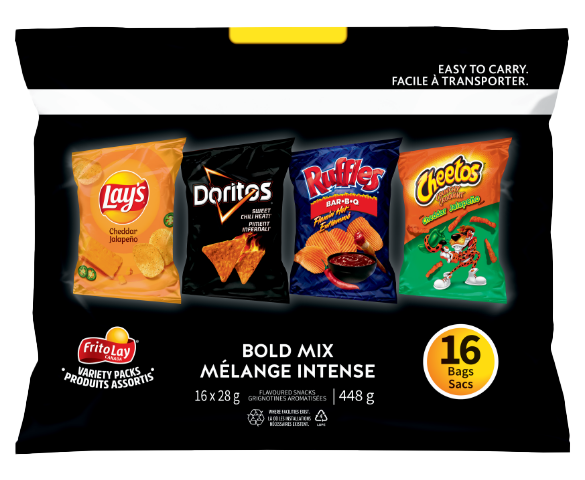 Emballages de produits assortis FRITO-LAY<sup>®</sup> Mélange intense