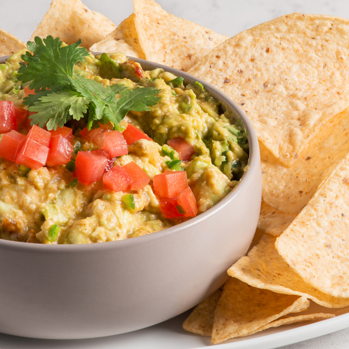 Trempette au guacamole au chipotle