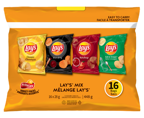  Emballages de produits assortis Frito‑Lay® Mélange Lay’s®