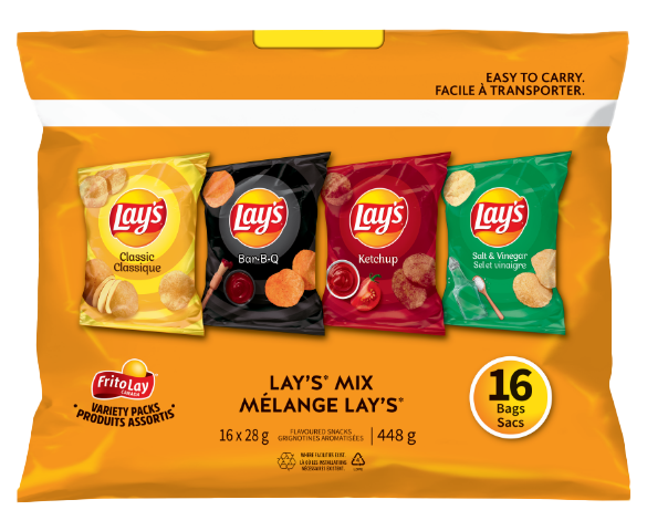 Emballage de produits assortis Frito-Lay<sup>®</sup> Mélange LAY'S<sup>®</sup>