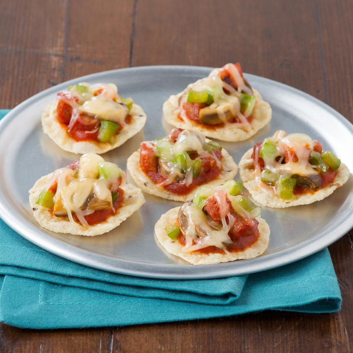 Mini-pizzas rondes