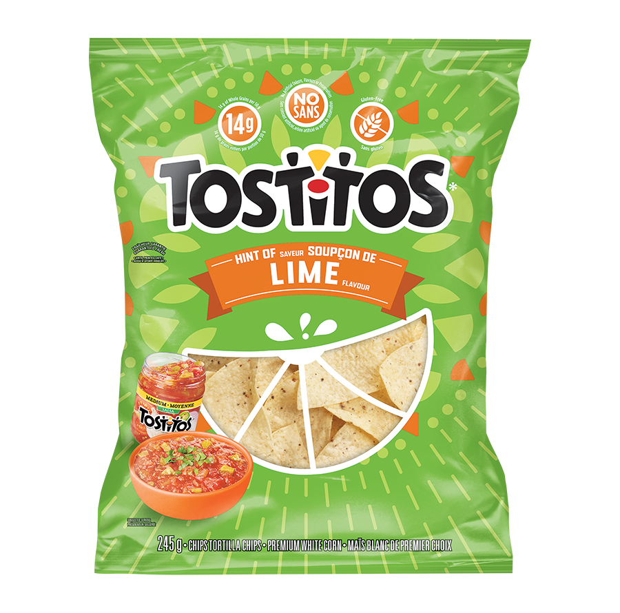 TOSTITOS<sup>®</sup> Hint of Lime Flavour Tortilla Chips