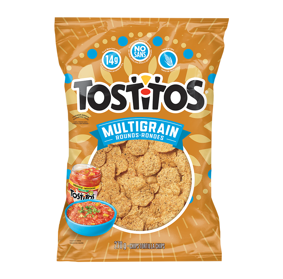 TOSTITOS<sup>®</sup> Multigrain Rounds Tortilla Chips