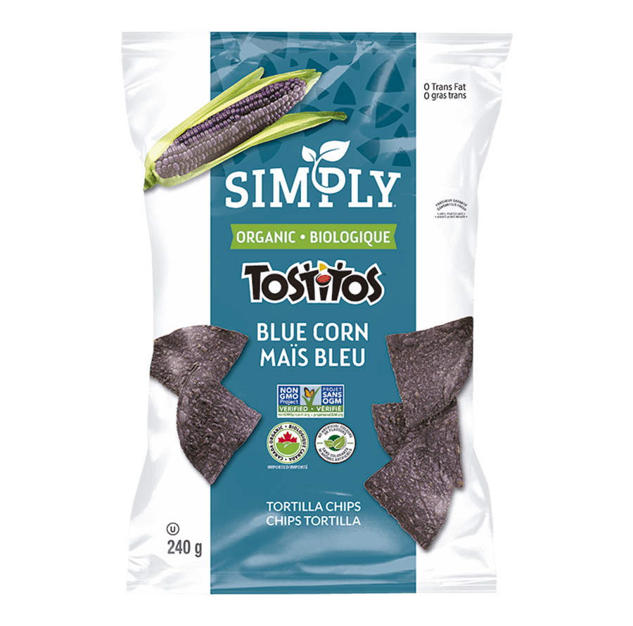 Simply <span>TOSTITOS<sup>®</sup></span> Blue Corn Tortilla Chips