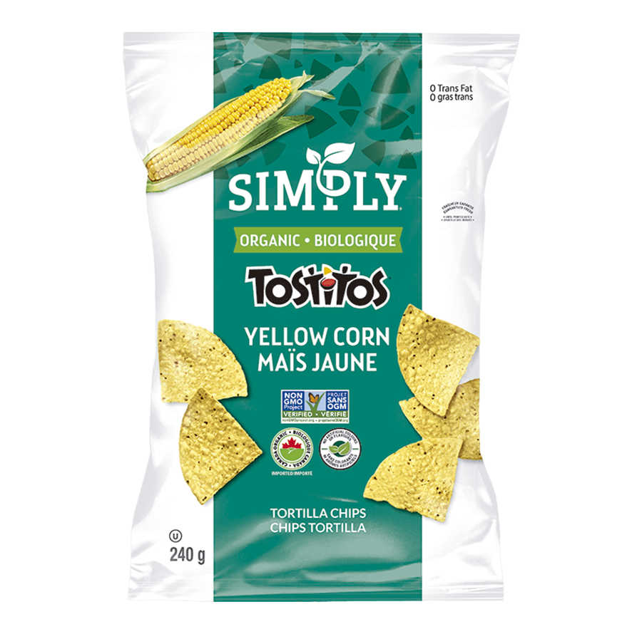 Chips tortilla TOSTITOS<sup>®</sup> Simply Maïs jaune