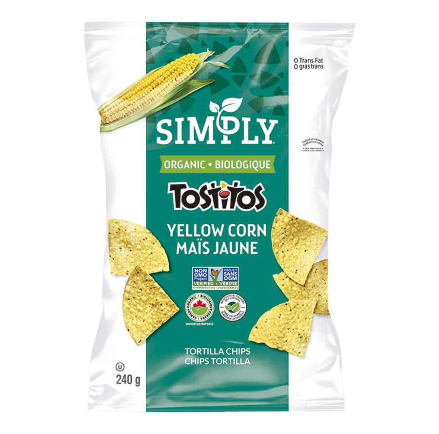 Simply <span>TOSTITOS<sup>®</sup></span> Yellow Corn Tortilla Chips