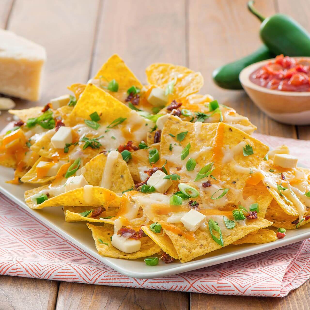 Nachos inégalés aux quatre fromages