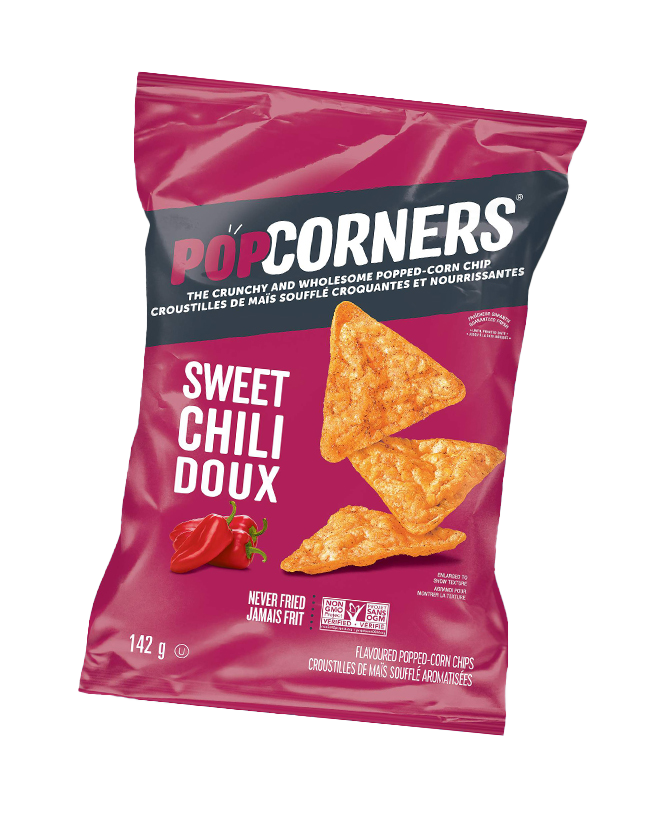 <span>Croustilles de maïs soufflé POPCORNERS<sup>®</sup></span> <span>Chili Doux</span>