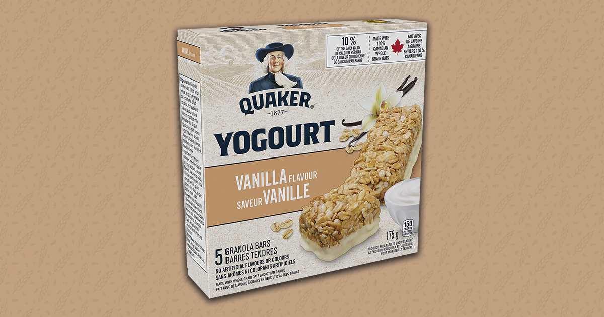 Quaker Yogurt Vanilla Granola Bars Quaker