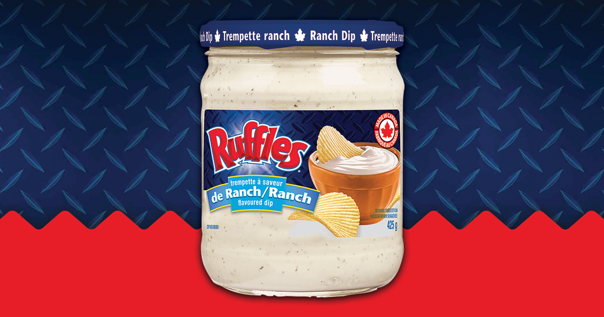 Ruffles Ranch Flavoured Dip Ruffles