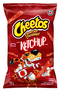 CHEETOS CRUNCHY<sup>®</sup> Ketchup Flavoured Snacks