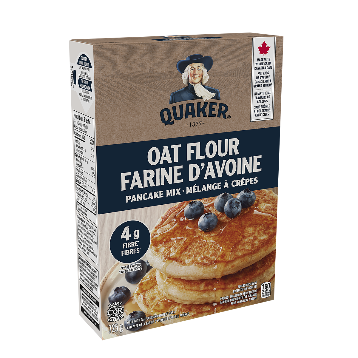 Quaker<sup>®</sup> Oat Flour Pancake Mix