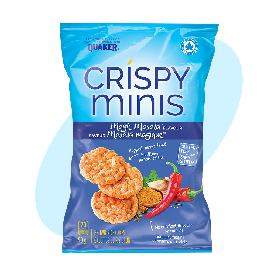 Quaker Crispy Minis Magic Masala Brown Rice Cakes