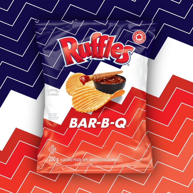 Ruffles - Ruffles Bar-B-Q Flavoured Potato Chips