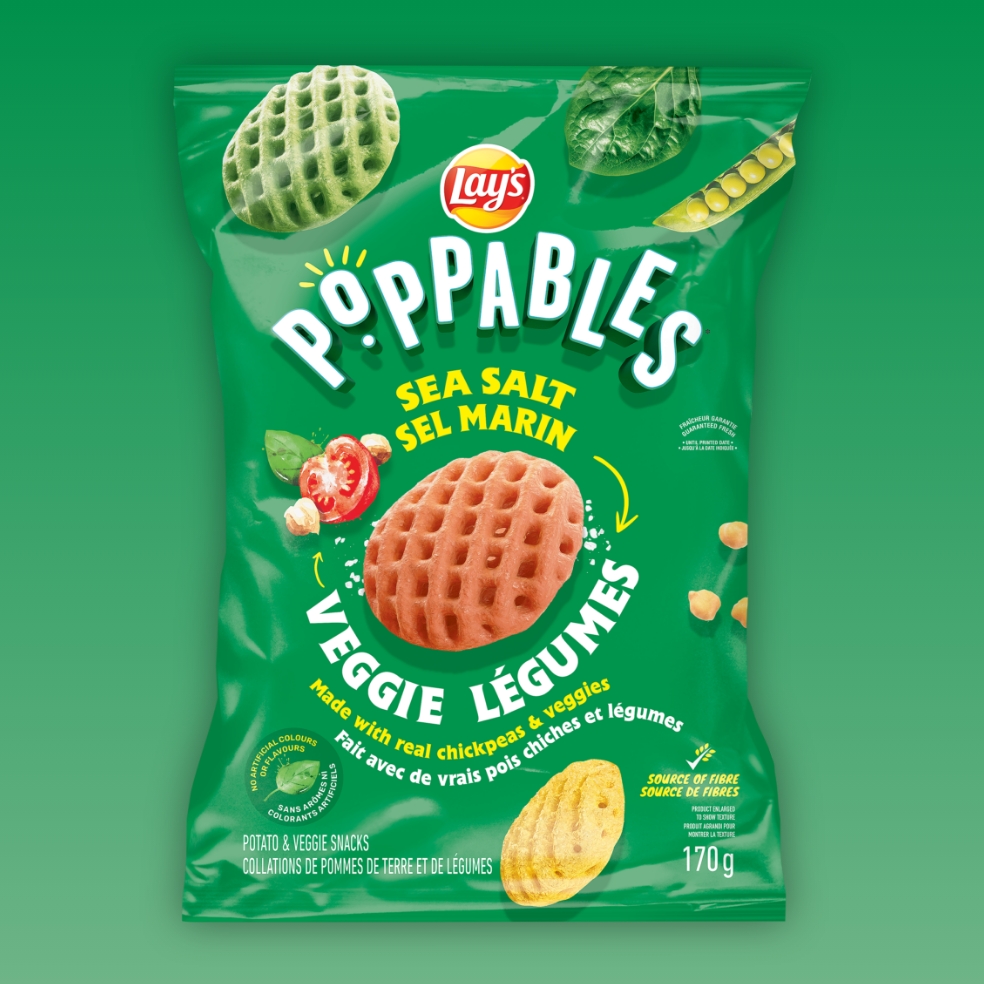 LAY’S POPPABLES<sup>®</sup> Veggie Sea Salt Potato & Veggie Snacks