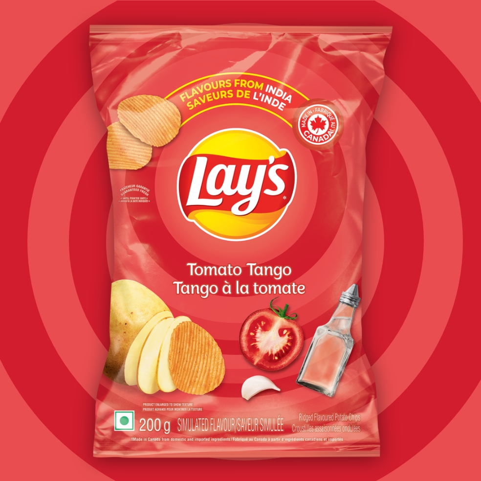 LAY’S<sup>®</sup> Tomato Tango Ridged Flavoured Potato Chips