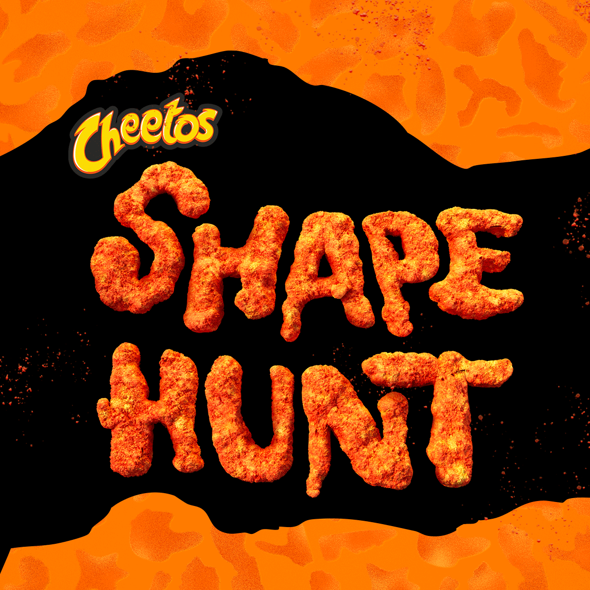Spot the Cheetos<sup>®</sup> Shape of the Week for your chance to snag $10,000. Then do it again next week! Yep, every week. Let the snack hunt begin.