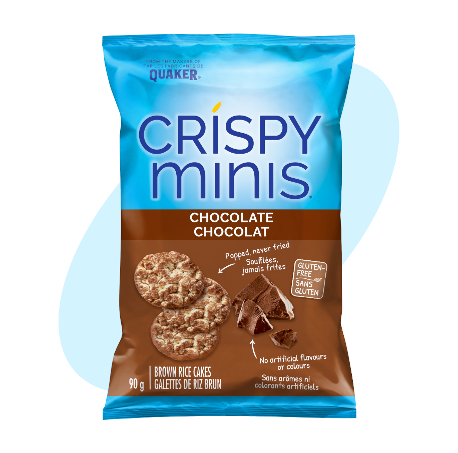QUAKER<sup>®</sup> CRISPY MINIS<sup>®</sup> Chocolate Brown Rice Cakes