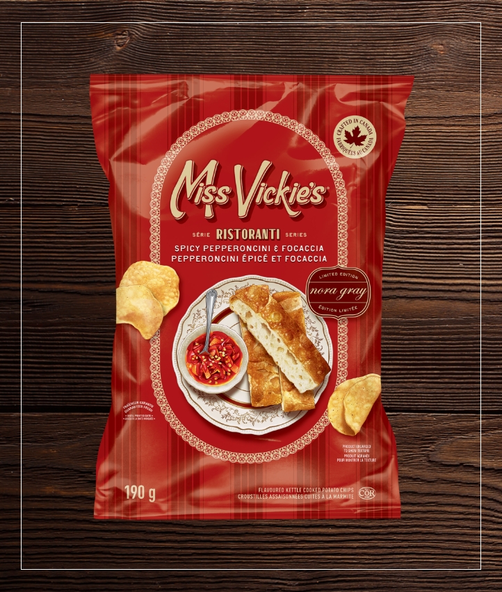 MissVickies - MISS VICKIE’S® Spicy Pepperoncini & Focaccia Flavoured Kettle Cooked Potato Chips