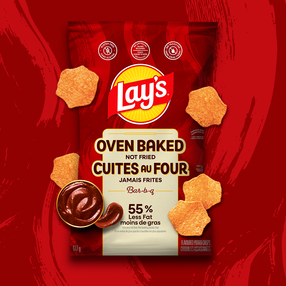 Lays - Lay's® Oven Baked Bar•B•Q Potato Crisps