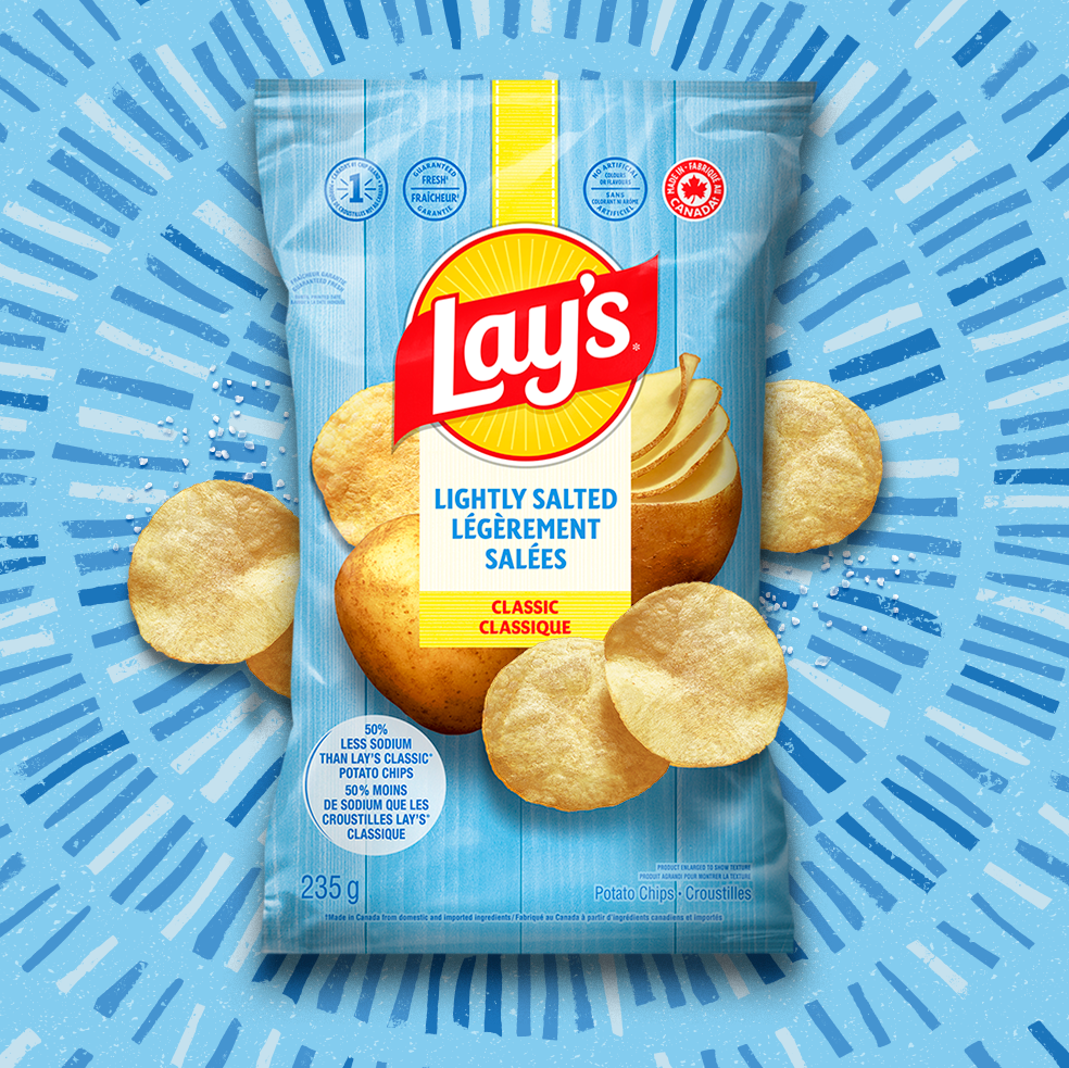 LAY'S® Croustilles Légèrement salées Classique