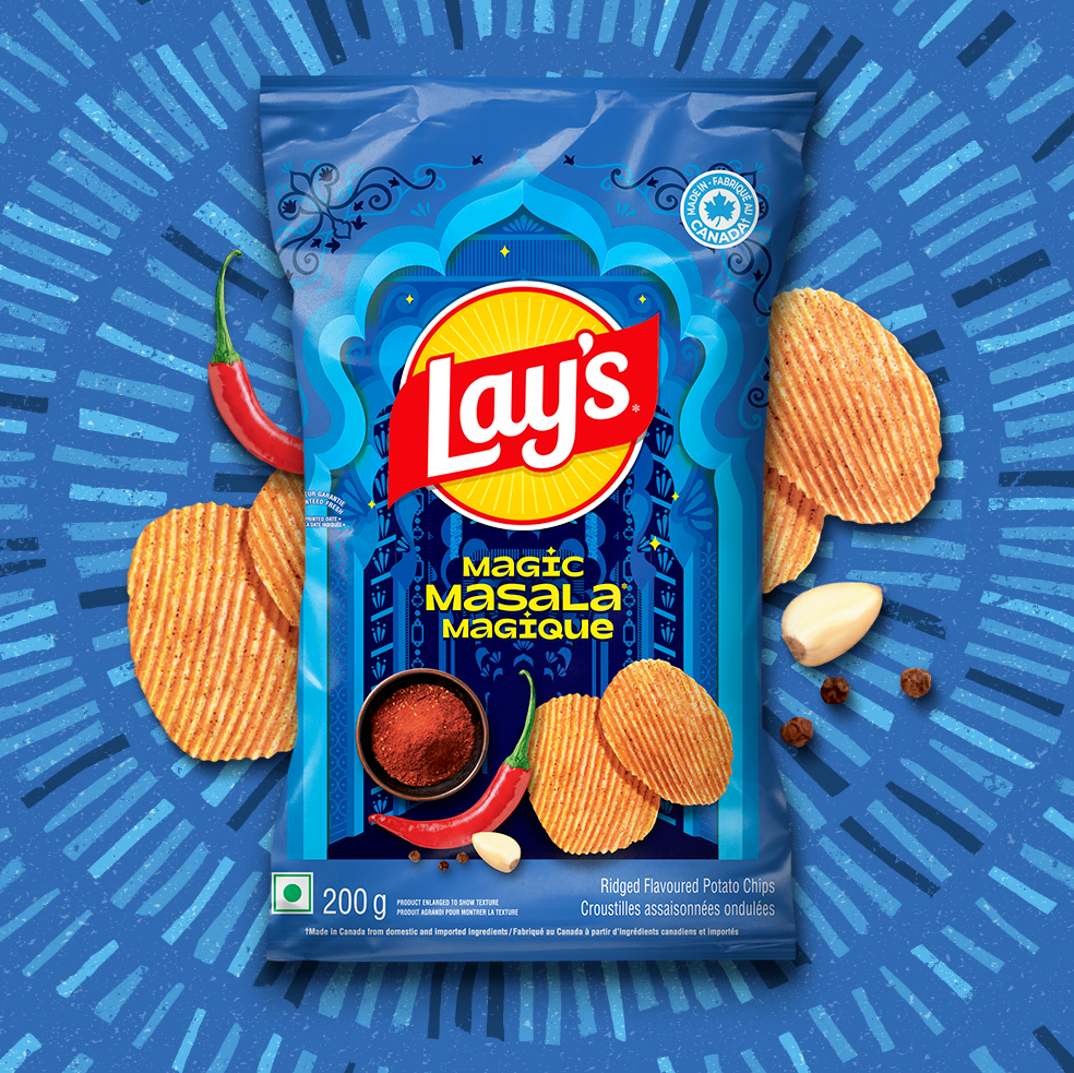 LAY’S® Magic Masala Ridged Flavoured Potato Chips