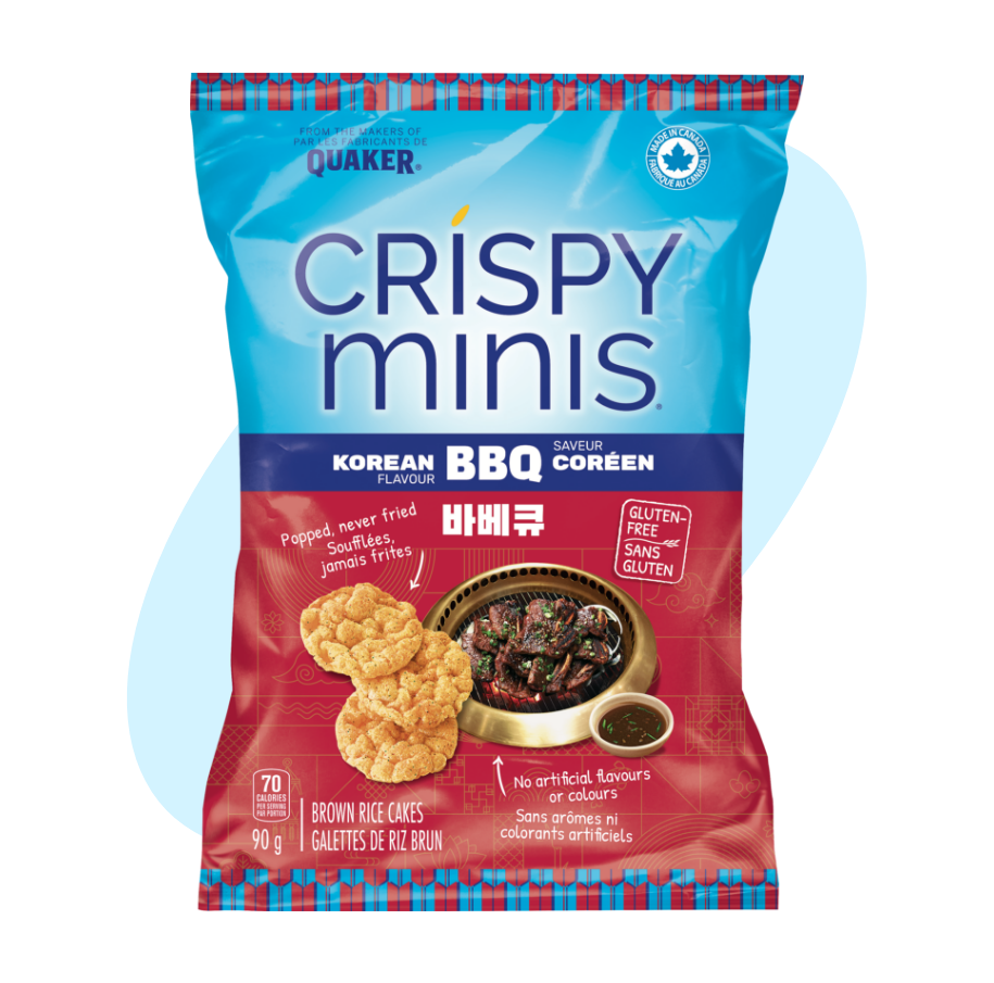 Crispy Minis - QUAKER® CRISPY MINIS® Korean BBQ Flavour Brown Rice Cakes