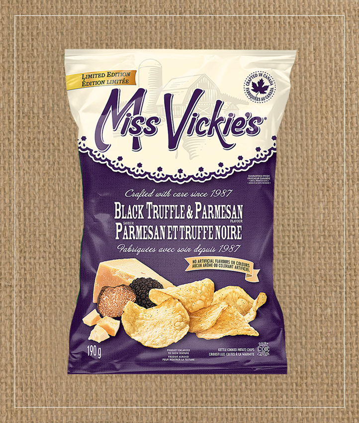 MissVickies - MISS VICKIE’S® Black Truffle & Parmesan Flavour Kettle Cooked Potato Chips